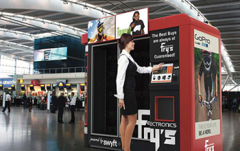 Máy bán hàng tự động tại các sân bay hiện đại