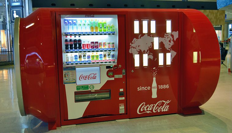 Máy bán hàng tự động tại các sân bay nước ngoài
